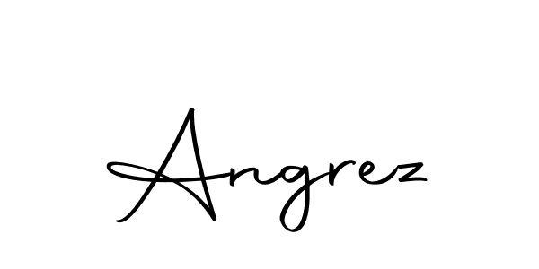Create a beautiful signature design for name Angrez. With this signature (Autography-DOLnW) fonts, you can make a handwritten signature for free. Angrez signature style 10 images and pictures png