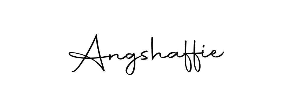 Make a beautiful signature design for name Angshaffie. Use this online signature maker to create a handwritten signature for free. Angshaffie signature style 10 images and pictures png