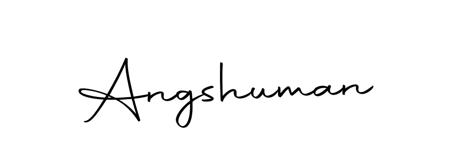 How to make Angshuman name signature. Use Autography-DOLnW style for creating short signs online. This is the latest handwritten sign. Angshuman signature style 10 images and pictures png