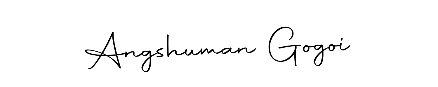 Make a beautiful signature design for name Angshuman Gogoi. With this signature (Autography-DOLnW) style, you can create a handwritten signature for free. Angshuman Gogoi signature style 10 images and pictures png