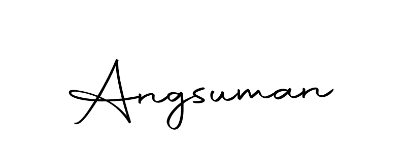 How to make Angsuman signature? Autography-DOLnW is a professional autograph style. Create handwritten signature for Angsuman name. Angsuman signature style 10 images and pictures png