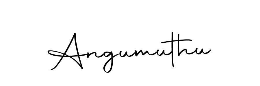 You should practise on your own different ways (Autography-DOLnW) to write your name (Angumuthu) in signature. don't let someone else do it for you. Angumuthu signature style 10 images and pictures png