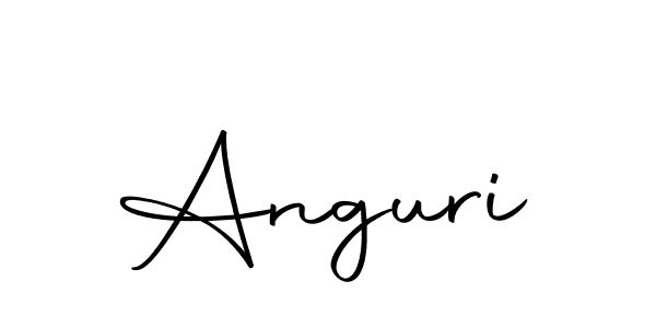 Use a signature maker to create a handwritten signature online. With this signature software, you can design (Autography-DOLnW) your own signature for name Anguri. Anguri signature style 10 images and pictures png