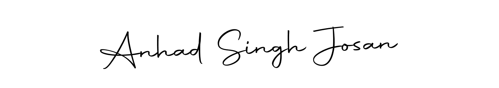 Anhad Singh Josan stylish signature style. Best Handwritten Sign (Autography-DOLnW) for my name. Handwritten Signature Collection Ideas for my name Anhad Singh Josan. Anhad Singh Josan signature style 10 images and pictures png