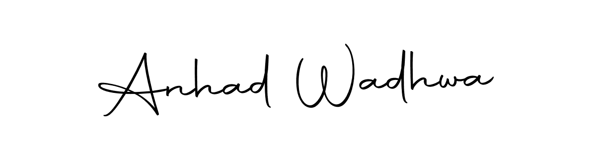 Make a short Anhad Wadhwa signature style. Manage your documents anywhere anytime using Autography-DOLnW. Create and add eSignatures, submit forms, share and send files easily. Anhad Wadhwa signature style 10 images and pictures png