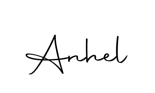 How to make Anhel name signature. Use Autography-DOLnW style for creating short signs online. This is the latest handwritten sign. Anhel signature style 10 images and pictures png