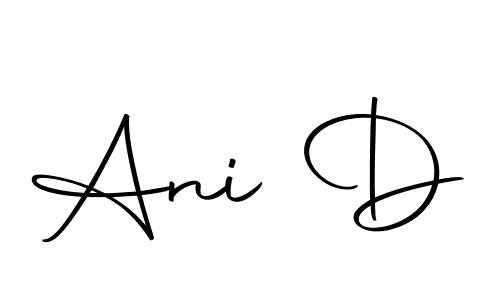 The best way (Autography-DOLnW) to make a short signature is to pick only two or three words in your name. The name Ani D include a total of six letters. For converting this name. Ani D signature style 10 images and pictures png
