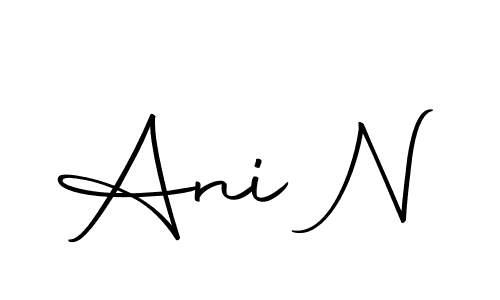 Use a signature maker to create a handwritten signature online. With this signature software, you can design (Autography-DOLnW) your own signature for name Ani N. Ani N signature style 10 images and pictures png