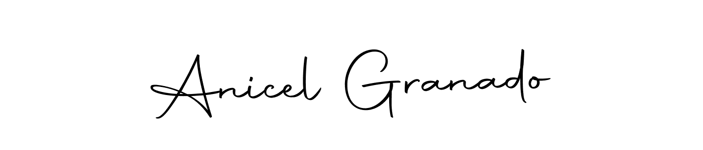 Use a signature maker to create a handwritten signature online. With this signature software, you can design (Autography-DOLnW) your own signature for name Anicel Granado. Anicel Granado signature style 10 images and pictures png