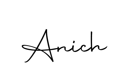 Best and Professional Signature Style for Anich. Autography-DOLnW Best Signature Style Collection. Anich signature style 10 images and pictures png