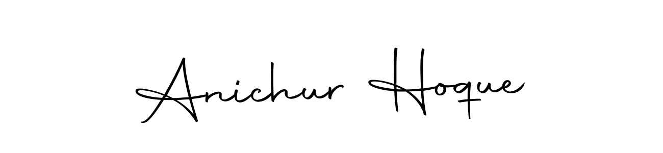 Use a signature maker to create a handwritten signature online. With this signature software, you can design (Autography-DOLnW) your own signature for name Anichur Hoque. Anichur Hoque signature style 10 images and pictures png