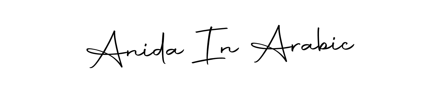Also we have Anida In Arabic name is the best signature style. Create professional handwritten signature collection using Autography-DOLnW autograph style. Anida In Arabic signature style 10 images and pictures png