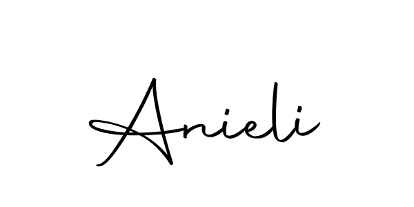 Make a beautiful signature design for name Anieli. With this signature (Autography-DOLnW) style, you can create a handwritten signature for free. Anieli signature style 10 images and pictures png