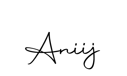 The best way (Autography-DOLnW) to make a short signature is to pick only two or three words in your name. The name Aniij include a total of six letters. For converting this name. Aniij signature style 10 images and pictures png