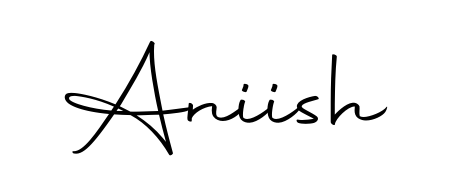 An effortless, minimalist signature concept for Aniish using Autography-DOLnW design. Clean lines that look great on any document. Aniish signature style 10 images and pictures png