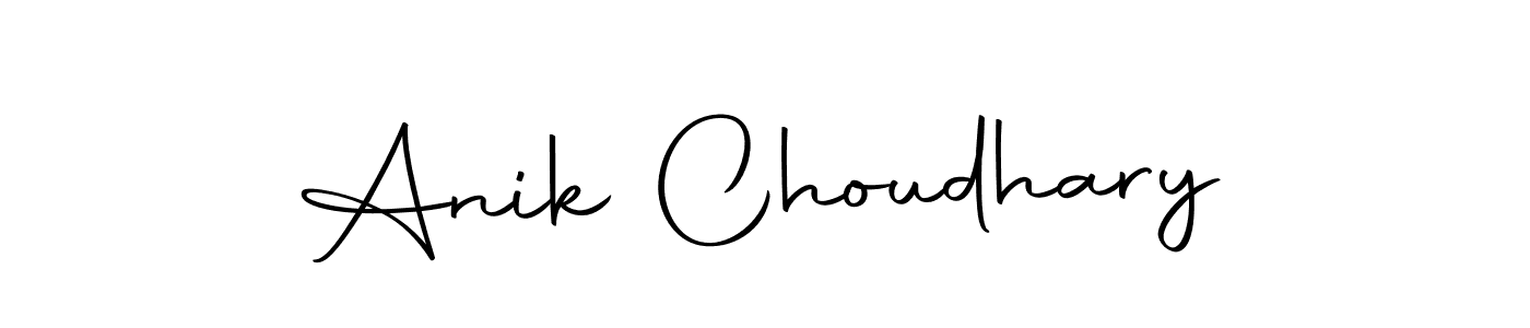 Also we have Anik Choudhary name is the best signature style. Create professional handwritten signature collection using Autography-DOLnW autograph style. Anik Choudhary signature style 10 images and pictures png