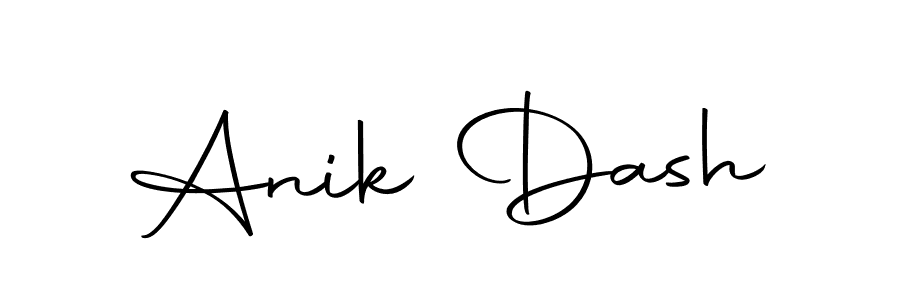Use a signature maker to create a handwritten signature online. With this signature software, you can design (Autography-DOLnW) your own signature for name Anik Dash. Anik Dash signature style 10 images and pictures png