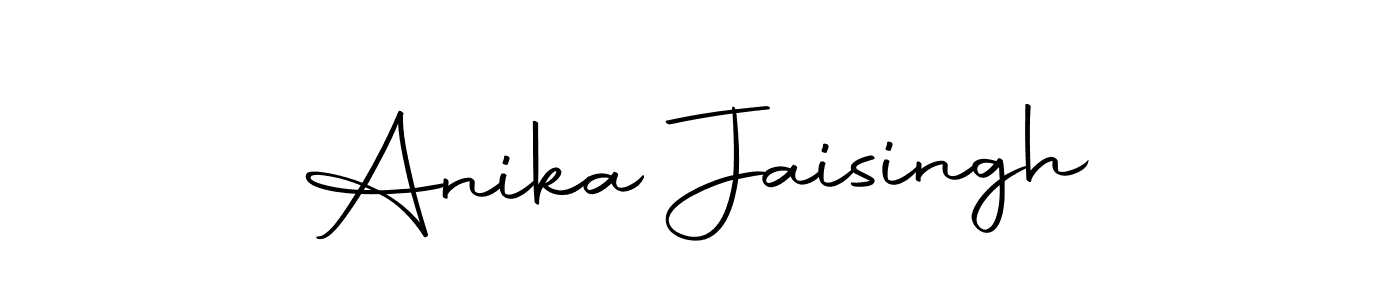 Create a beautiful signature design for name Anika Jaisingh. With this signature (Autography-DOLnW) fonts, you can make a handwritten signature for free. Anika Jaisingh signature style 10 images and pictures png