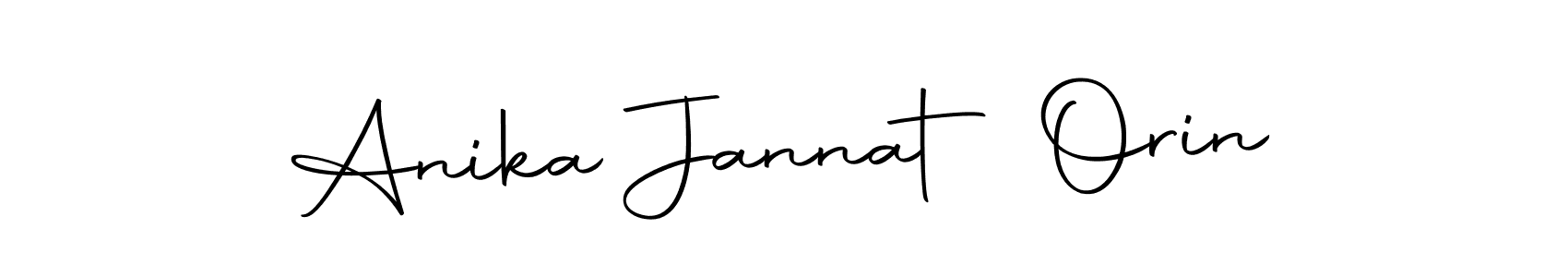 if you are searching for the best signature style for your name Anika Jannat Orin. so please give up your signature search. here we have designed multiple signature styles  using Autography-DOLnW. Anika Jannat Orin signature style 10 images and pictures png