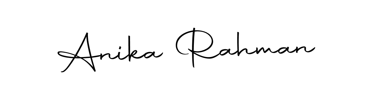 How to make Anika Rahman signature? Autography-DOLnW is a professional autograph style. Create handwritten signature for Anika Rahman name. Anika Rahman signature style 10 images and pictures png