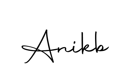 Create a beautiful signature design for name Anikb. With this signature (Autography-DOLnW) fonts, you can make a handwritten signature for free. Anikb signature style 10 images and pictures png