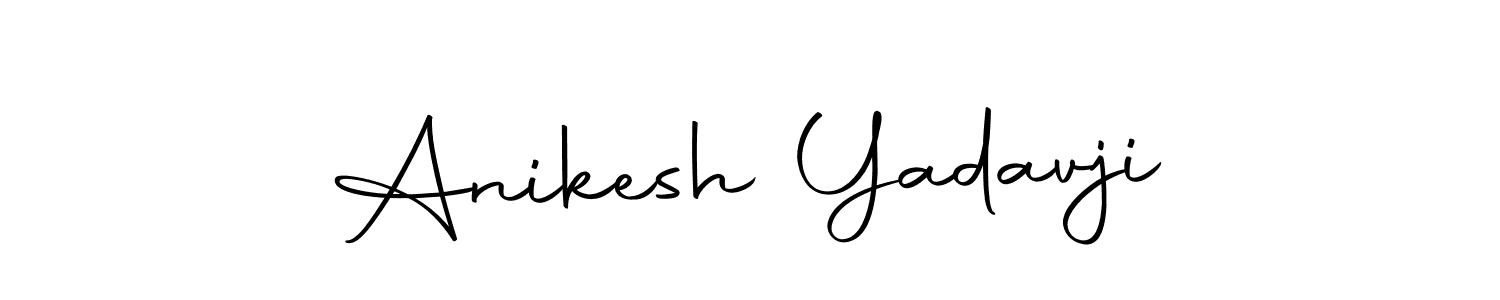 Design your own signature with our free online signature maker. With this signature software, you can create a handwritten (Autography-DOLnW) signature for name Anikesh Yadavji. Anikesh Yadavji signature style 10 images and pictures png