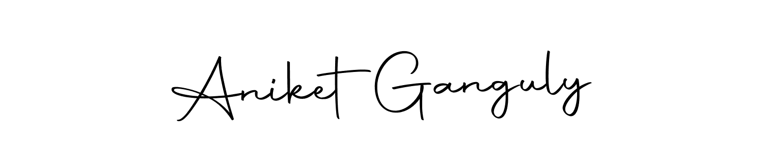 Create a beautiful signature design for name Aniket  Ganguly. With this signature (Autography-DOLnW) fonts, you can make a handwritten signature for free. Aniket  Ganguly signature style 10 images and pictures png