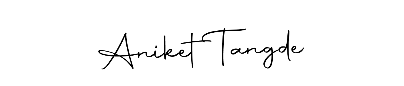 It looks lik you need a new signature style for name Aniket  Tangde. Design unique handwritten (Autography-DOLnW) signature with our free signature maker in just a few clicks. Aniket  Tangde signature style 10 images and pictures png