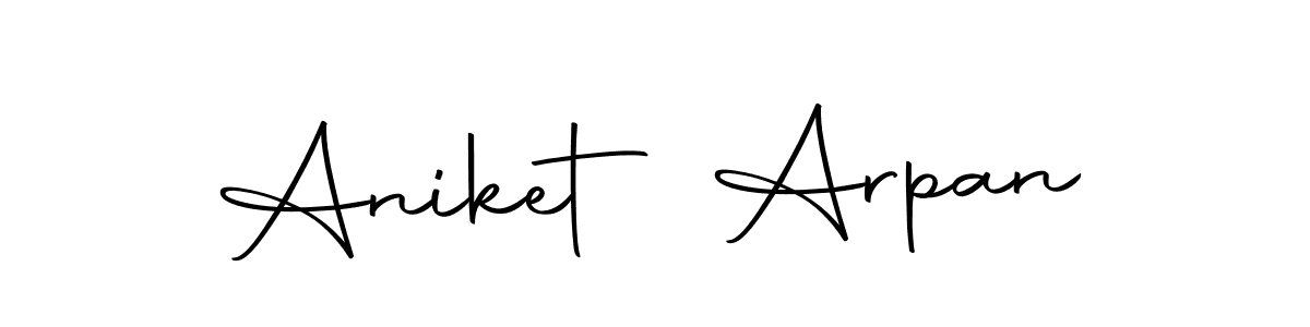 You should practise on your own different ways (Autography-DOLnW) to write your name (Aniket Arpan) in signature. don't let someone else do it for you. Aniket Arpan signature style 10 images and pictures png