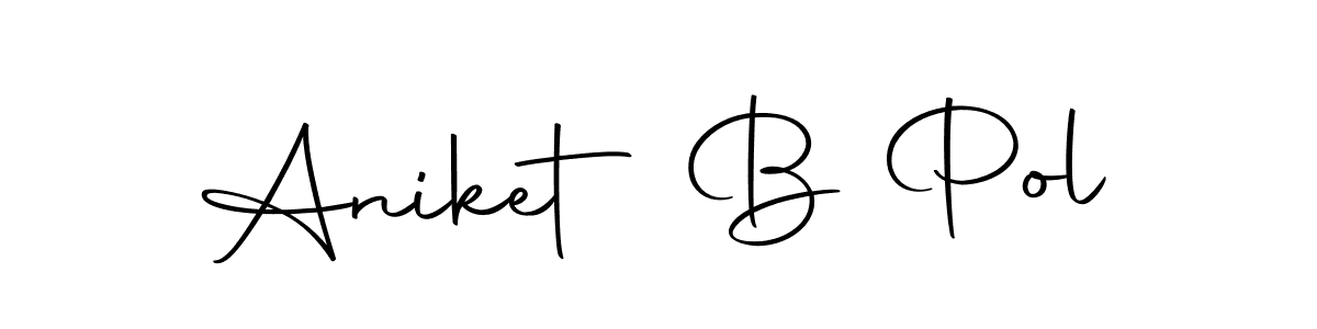 Similarly Autography-DOLnW is the best handwritten signature design. Signature creator online .You can use it as an online autograph creator for name Aniket B Pol. Aniket B Pol signature style 10 images and pictures png