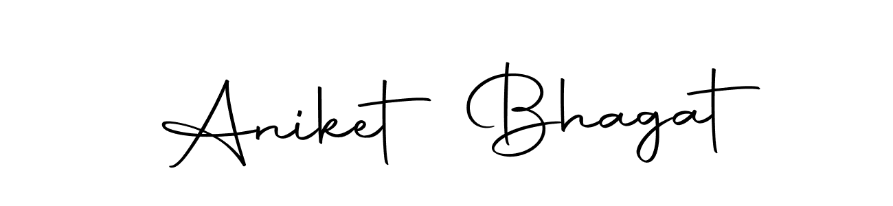 Also we have Aniket Bhagat name is the best signature style. Create professional handwritten signature collection using Autography-DOLnW autograph style. Aniket Bhagat signature style 10 images and pictures png