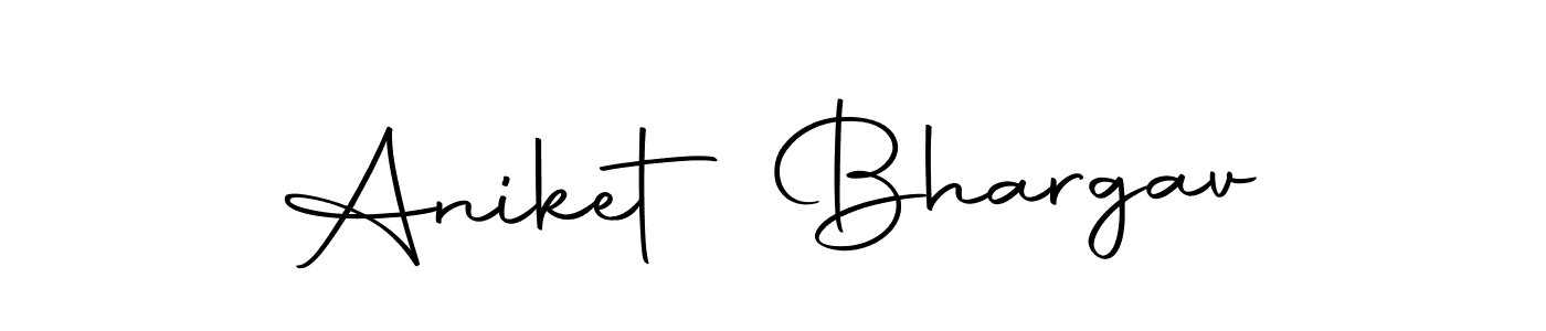 Make a beautiful signature design for name Aniket Bhargav. With this signature (Autography-DOLnW) style, you can create a handwritten signature for free. Aniket Bhargav signature style 10 images and pictures png
