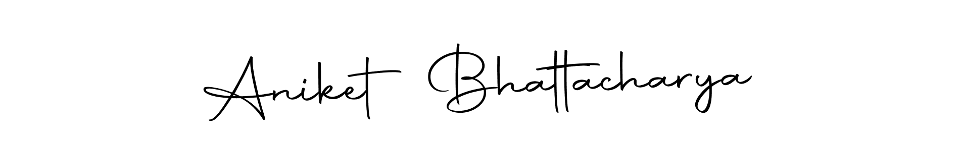 You should practise on your own different ways (Autography-DOLnW) to write your name (Aniket Bhattacharya) in signature. don't let someone else do it for you. Aniket Bhattacharya signature style 10 images and pictures png