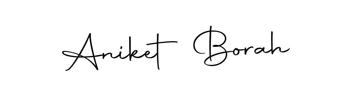 The best way (Autography-DOLnW) to make a short signature is to pick only two or three words in your name. The name Aniket Borah include a total of six letters. For converting this name. Aniket Borah signature style 10 images and pictures png