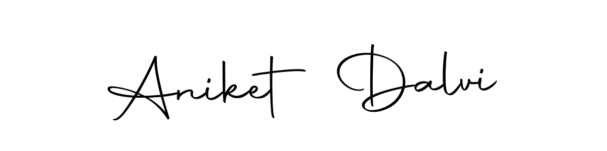 Also we have Aniket Dalvi name is the best signature style. Create professional handwritten signature collection using Autography-DOLnW autograph style. Aniket Dalvi signature style 10 images and pictures png