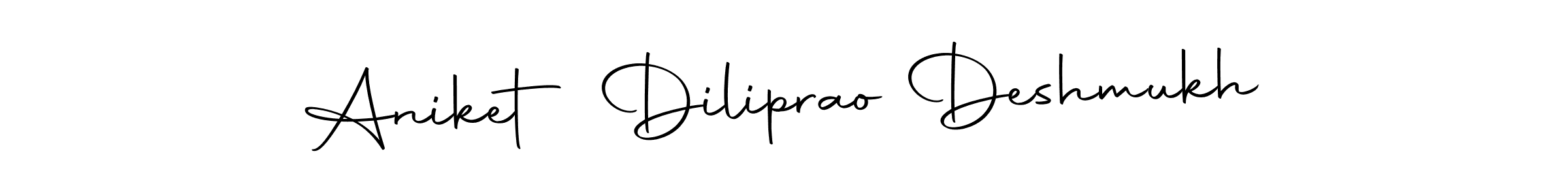 The best way (Autography-DOLnW) to make a short signature is to pick only two or three words in your name. The name Aniket Diliprao Deshmukh include a total of six letters. For converting this name. Aniket Diliprao Deshmukh signature style 10 images and pictures png