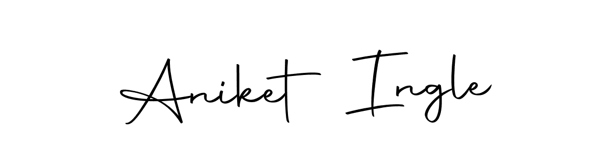 Design your own signature with our free online signature maker. With this signature software, you can create a handwritten (Autography-DOLnW) signature for name Aniket Ingle. Aniket Ingle signature style 10 images and pictures png
