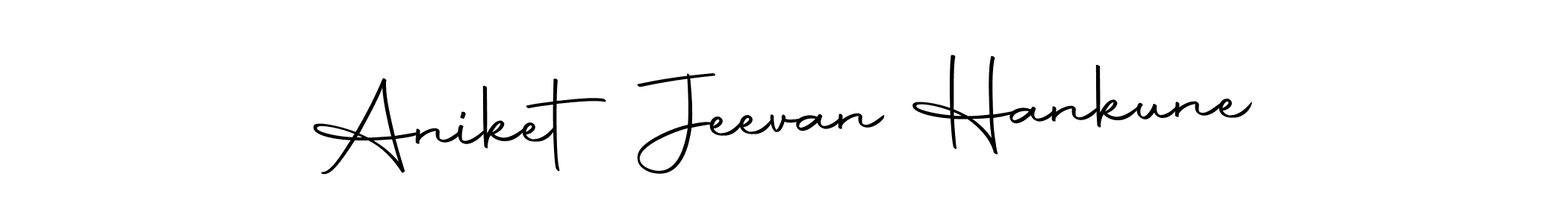 This is the best signature style for the Aniket Jeevan Hankune name. Also you like these signature font (Autography-DOLnW). Mix name signature. Aniket Jeevan Hankune signature style 10 images and pictures png