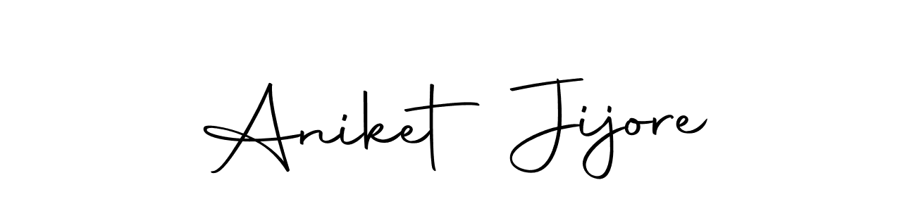 Once you've used our free online signature maker to create your best signature Autography-DOLnW style, it's time to enjoy all of the benefits that Aniket Jijore name signing documents. Aniket Jijore signature style 10 images and pictures png