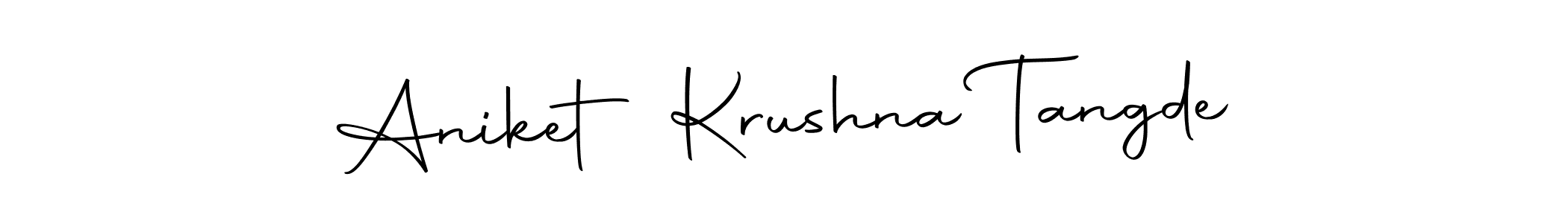 Here are the top 10 professional signature styles for the name Aniket Krushna Tangde. These are the best autograph styles you can use for your name. Aniket Krushna Tangde signature style 10 images and pictures png