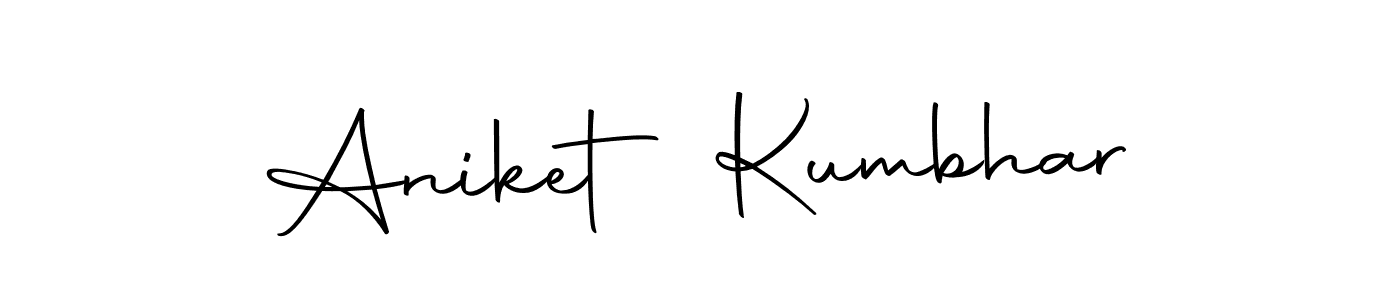 Create a beautiful signature design for name Aniket Kumbhar. With this signature (Autography-DOLnW) fonts, you can make a handwritten signature for free. Aniket Kumbhar signature style 10 images and pictures png