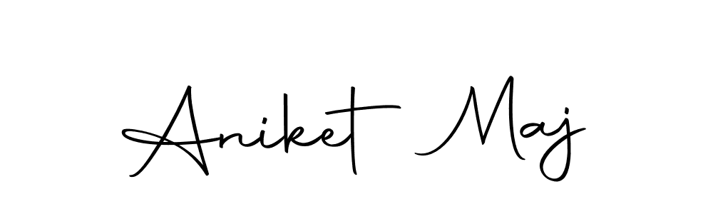 You can use this online signature creator to create a handwritten signature for the name Aniket Maj. This is the best online autograph maker. Aniket Maj signature style 10 images and pictures png