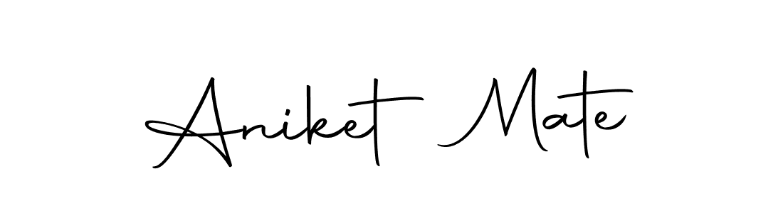 Here are the top 10 professional signature styles for the name Aniket Mate. These are the best autograph styles you can use for your name. Aniket Mate signature style 10 images and pictures png