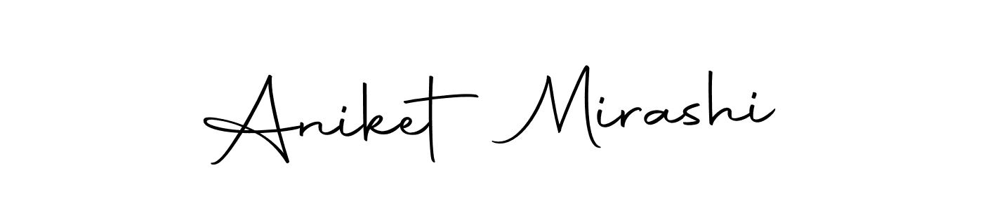 Make a beautiful signature design for name Aniket Mirashi. Use this online signature maker to create a handwritten signature for free. Aniket Mirashi signature style 10 images and pictures png