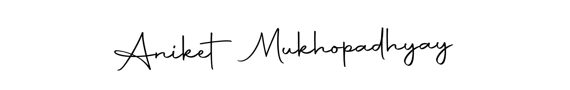 How to make Aniket Mukhopadhyay signature? Autography-DOLnW is a professional autograph style. Create handwritten signature for Aniket Mukhopadhyay name. Aniket Mukhopadhyay signature style 10 images and pictures png