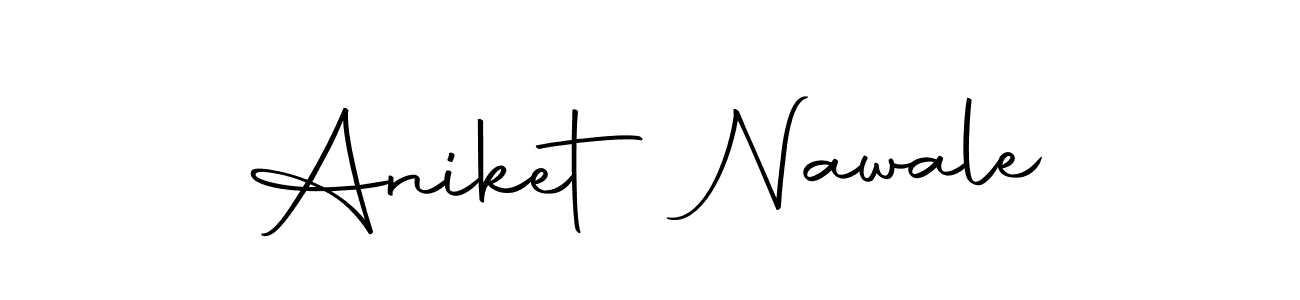 Aniket Nawale stylish signature style. Best Handwritten Sign (Autography-DOLnW) for my name. Handwritten Signature Collection Ideas for my name Aniket Nawale. Aniket Nawale signature style 10 images and pictures png
