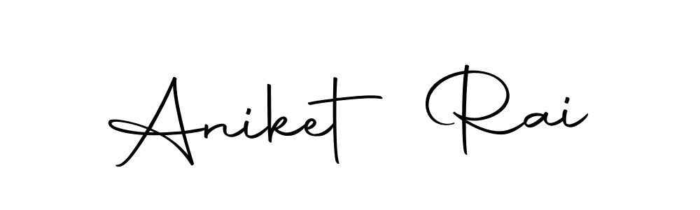 Make a beautiful signature design for name Aniket Rai. With this signature (Autography-DOLnW) style, you can create a handwritten signature for free. Aniket Rai signature style 10 images and pictures png