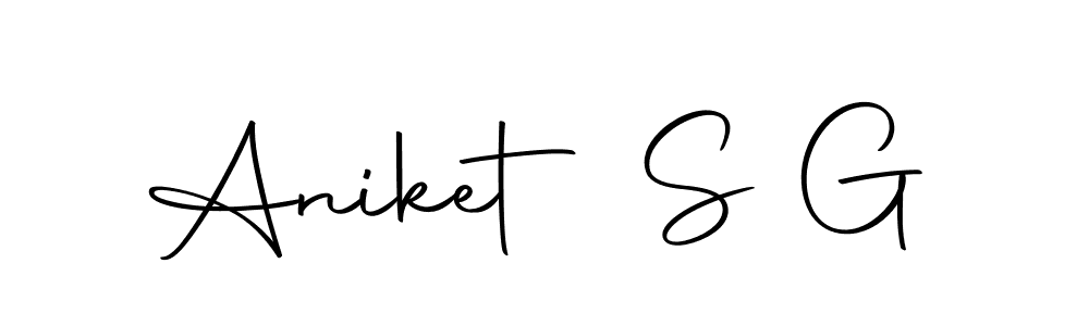 Also we have Aniket S G name is the best signature style. Create professional handwritten signature collection using Autography-DOLnW autograph style. Aniket S G signature style 10 images and pictures png