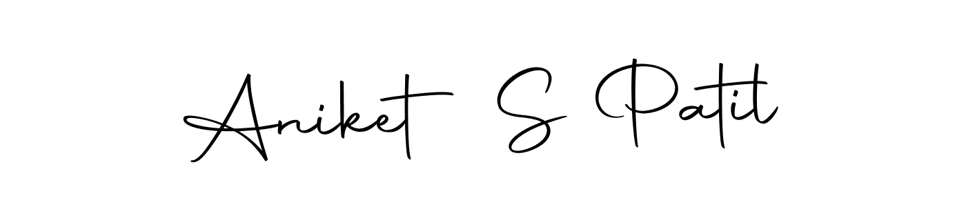 The best way (Autography-DOLnW) to make a short signature is to pick only two or three words in your name. The name Aniket S Patil include a total of six letters. For converting this name. Aniket S Patil signature style 10 images and pictures png