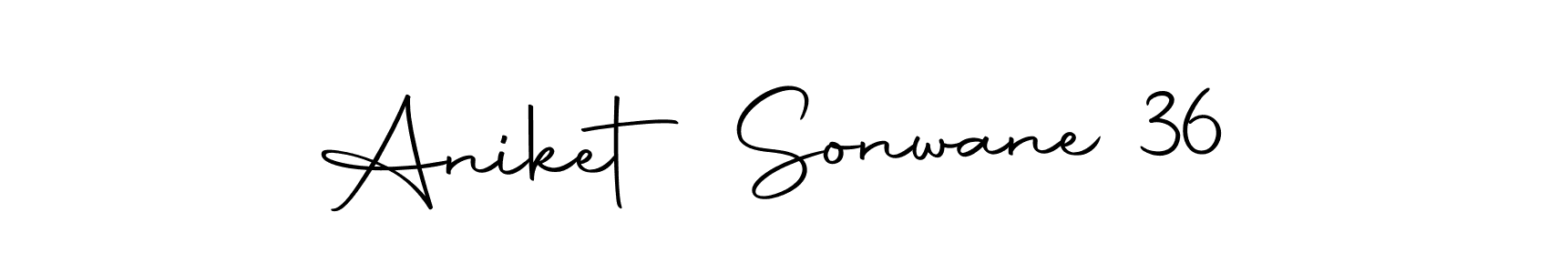 The best way (Autography-DOLnW) to make a short signature is to pick only two or three words in your name. The name Aniket Sonwane 36 include a total of six letters. For converting this name. Aniket Sonwane 36 signature style 10 images and pictures png